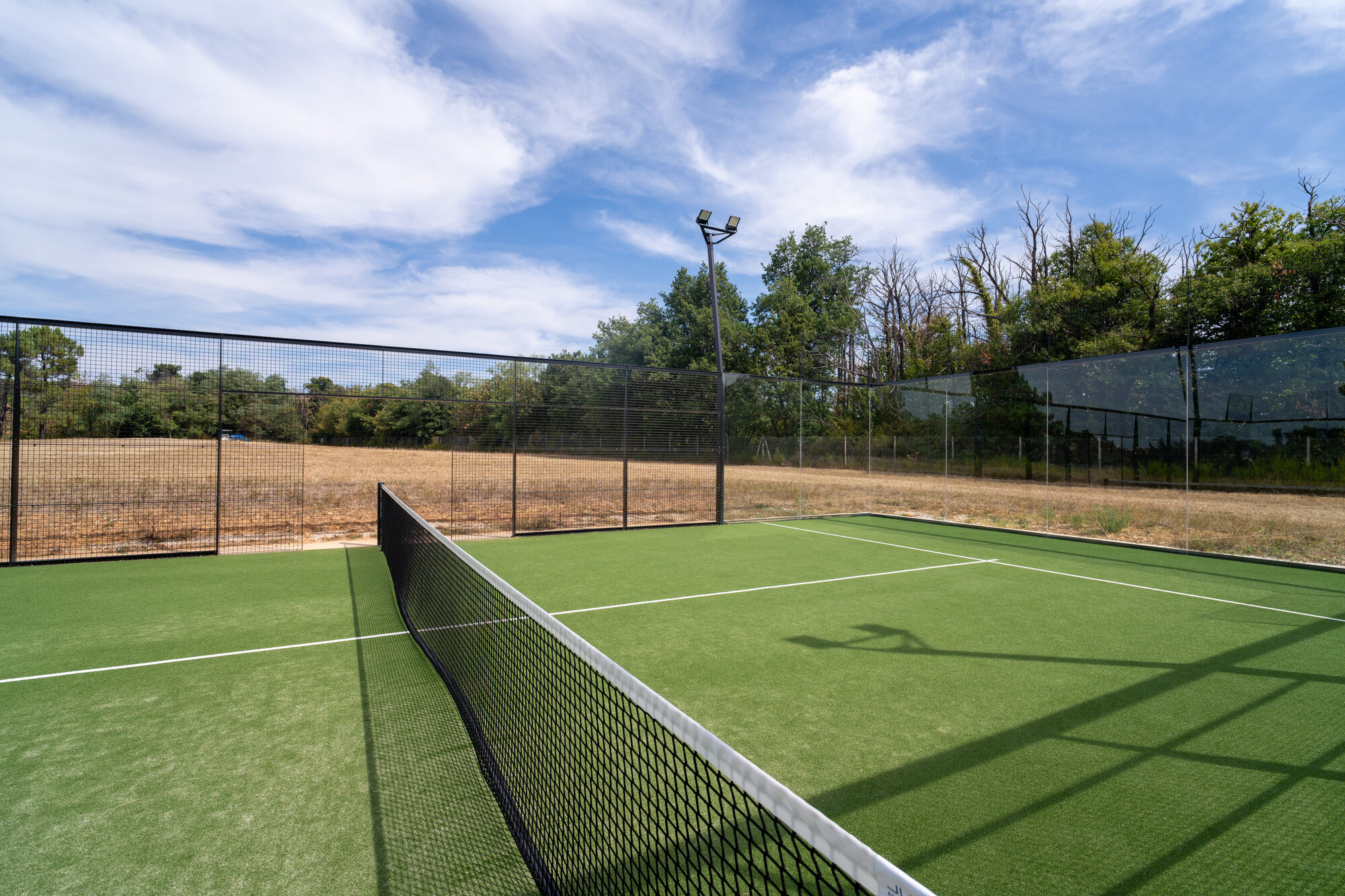 Padel — filet et court