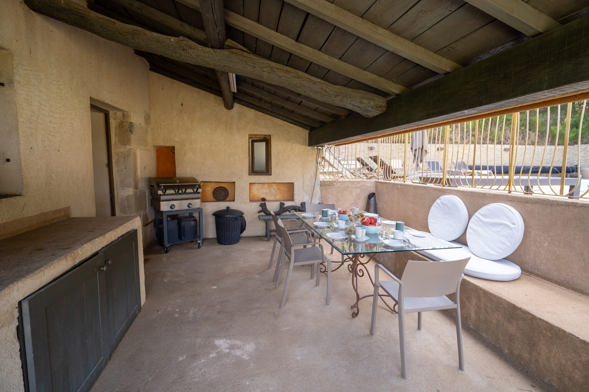 Terrasse four à pizza