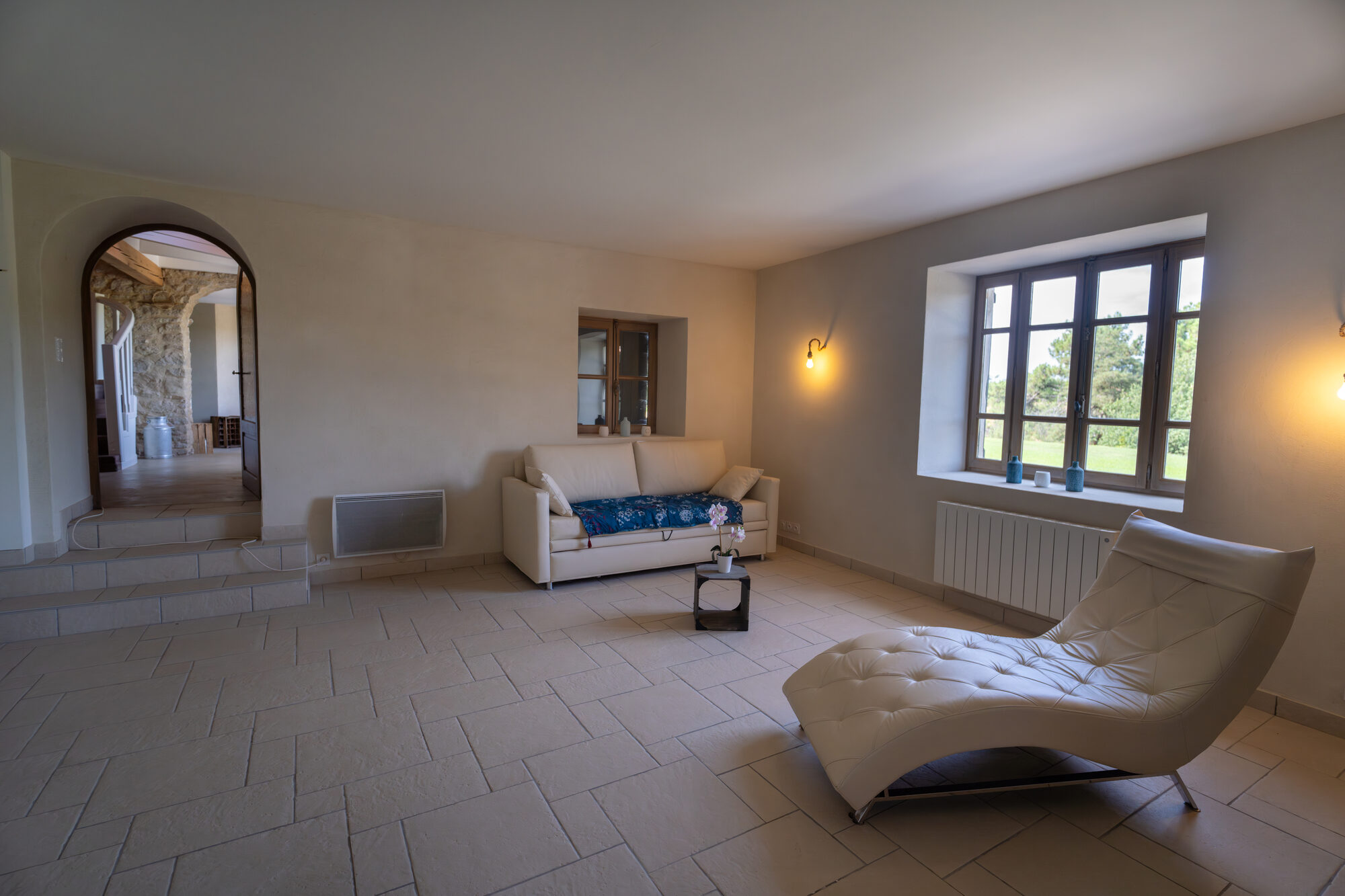 Salon — canapé et chaise longue design